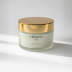 Jar of V Reserve Bee Butter Body Cream with gold lid on a white background